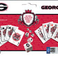 Masterpieces Game Day - NCAA Georgia Bulldogs 2-Pack Playing Cards & Dice Pack - Officially Licensed Set for mature-themeds and Family