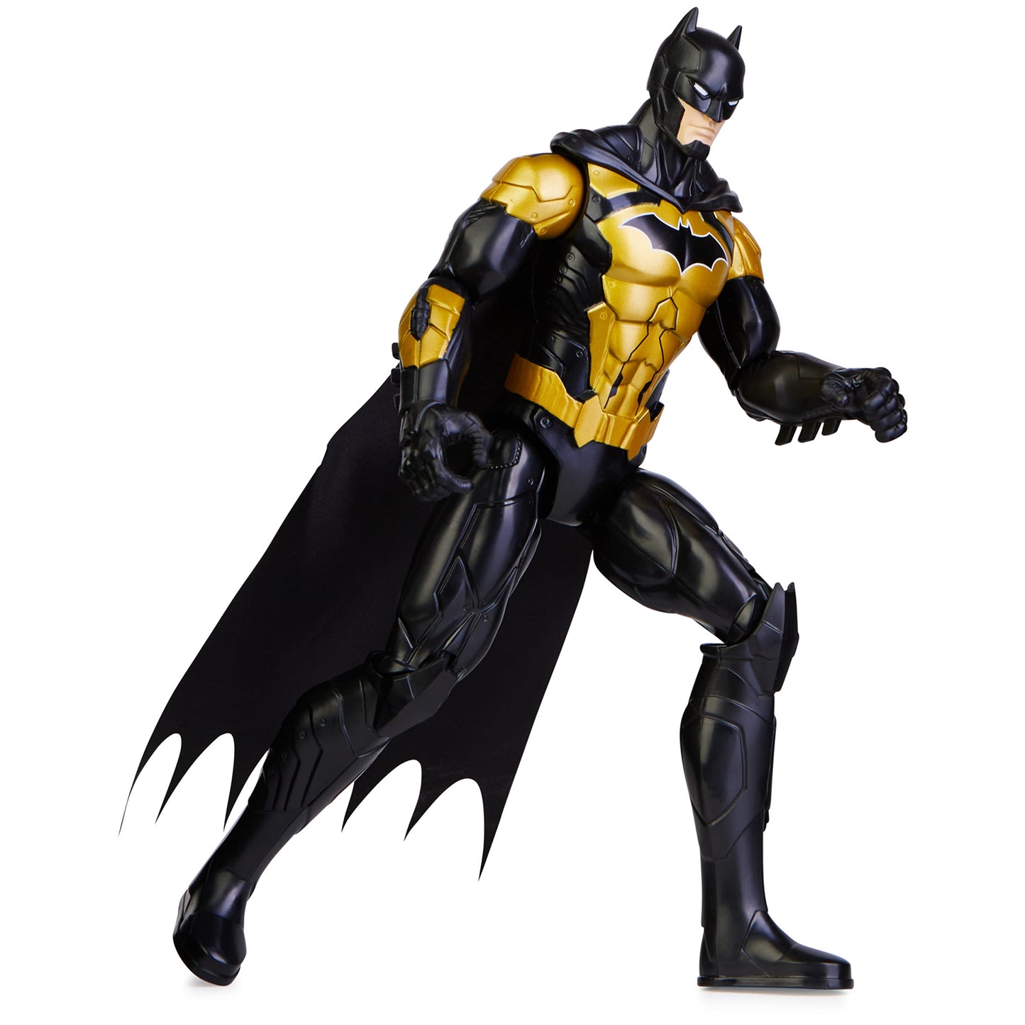 Batman 12-inch Attack Tech Batman Action Figure (Black Suit), Kids Toys for Boys and Girls Ages 3 and up