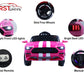 First Drive Mustang - 12V Power Battery Dual Motor Wheels- Kids Electric Ride-On Toy Car With Remote Control, Mp3 Music Playback