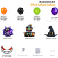 Bonropin 175Pcs Halloween Balloon Garland Arch Kit With Black Orange Green Purple Balloons Spider Balloons Halloween Foil Balloo