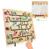 Wembley 3 In 1 Wooden Alphabet Puzzle For Kids Trace The Letters & Alphabets Abcd Creative Toy Educational Board Game For Babies