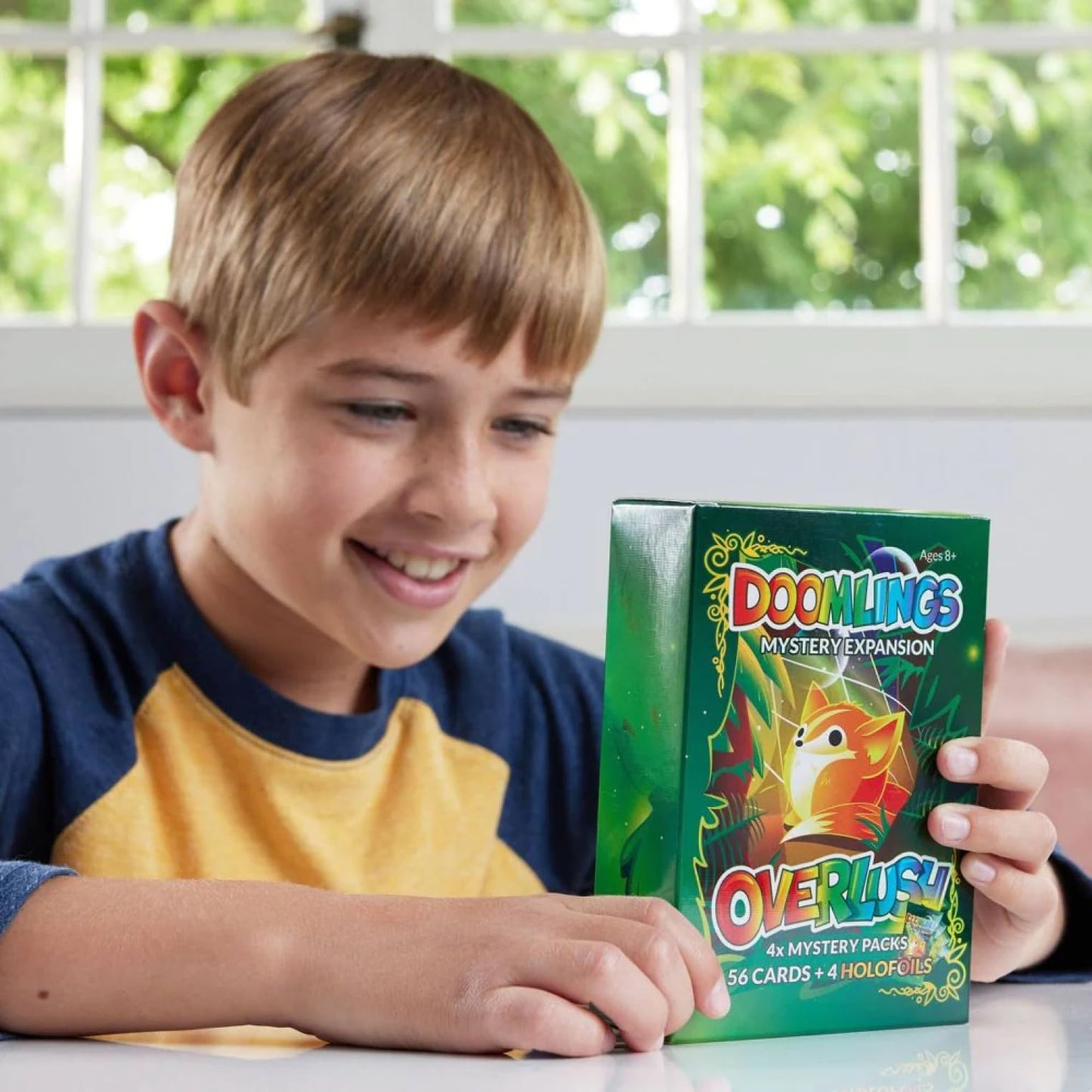 Doomlings Overlush - Mystery Expansion Card Game - 4-Pack (60 Total Cards Included)