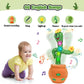 LGOUYGG Talking Cactus Baby Toy, Singing Mimicking Repeating Tummy Time Toys with Music and Light, Infant Babies Toddler Kids Bo