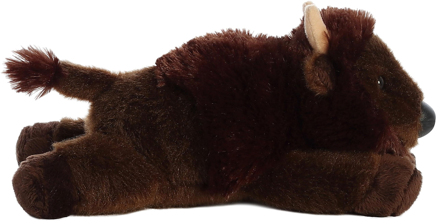Aurora® Adorable Mini Flopsie™ Plains™ Stuffed Animal - Playful Ease - Timeless Companions - Brown 8 Inches