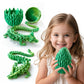 3D Printed Dragon,Dragon Eggs with Dragon Inside,Surprise Dragon Egg Toy,12'' Full Articulated Crystal 3D Dragon
