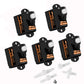 Dspower 5Pcs 2G Plastic Gear Mini Servo, 3.7-4.2V Rc Micro Coreless Motor Digital Servos Kit For Fixed-Wing Helicopter Airplane