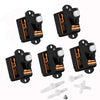 Dspower 5Pcs 2G Plastic Gear Mini Servo, 3.7-4.2V Rc Micro Coreless Motor Digital Servos Kit For Fixed-Wing Helicopter Airplane