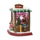 MOMENTS IN TIME Lighted Santa’s Toy Shop Village, 8.8” Battery Operated LED, Music & Animation, Red, Model NM-X20135AA