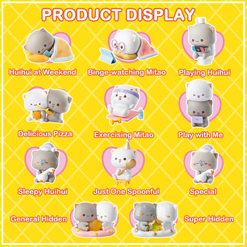 Beemai Mitao Cat Love Is Like A Peach Series 1Pc Blind Box Random Design Cute Figures Collectible Toys Birthday Gifts
