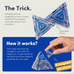 Speks Geode Pyramid - Magnetic Fidget Toy For Adults & Teens 14+ | Sensory Gadget For Stress Relief, Office Desk Toy Present, Christmas Gift, Holiday Stocking Stuffer | 12-Piece Set - Cobalt