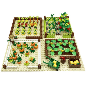Elefocus Barn And Farm Building Set,Compatible All Major Brands,Chicken Coop, Garden, Crop, Zoo Animal Building Diy Set(Animal 6