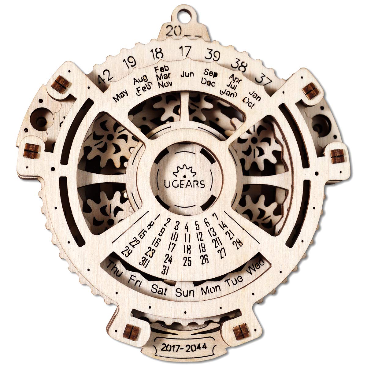 UGears Date Navigator  DIY Kits for Adults/Teens, STEM Learning Educational Kit, Building Toys and Building Sets for Kids, STEM