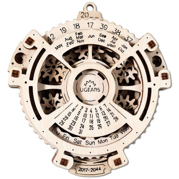 UGears Date Navigator  DIY Kits for Adults/Teens, STEM Learning Educational Kit, Building Toys and Building Sets for Kids, STEM