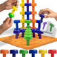 Skoolzy Peg Board Set - Montessori Toys For 2 Year Old - 33 Pc Peg Board For Kids - Occupational Therapy Toys With Pegs, Dice, Lacing String & Storage Bag - Montessori Toys For 2+ Year Old