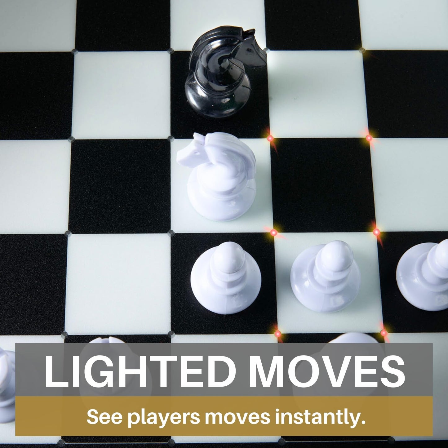 Electronic Chess Board Set - Play Online - Usb And Bluetooth Enabled - Autosensing Moves - Ai Chess Board - Kids & Adults - Real Chess Pieces - Smart Chess Board - Lcd Display - By Millennium Chess