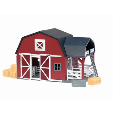 Terra By Battat - 20 Pcs Wooden Animal Barn Toy - Farm Toy Set - Pretend Play Toys For Kids And Toddlers Ages 3+
