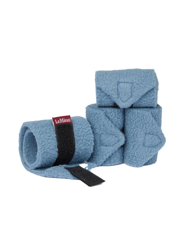LeMieux Toy Pony Bandages for Toy Pony - Fleece - Simple Fastening - Suitable for Ages 3 Years + - Ice Blue