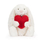 Jellycat Bashful Red Love Heart Bunny Stuffed Animal, Medium 12 Inches | Rabbit & Bunny Plush Toy | Classic Children'S Gift | Va