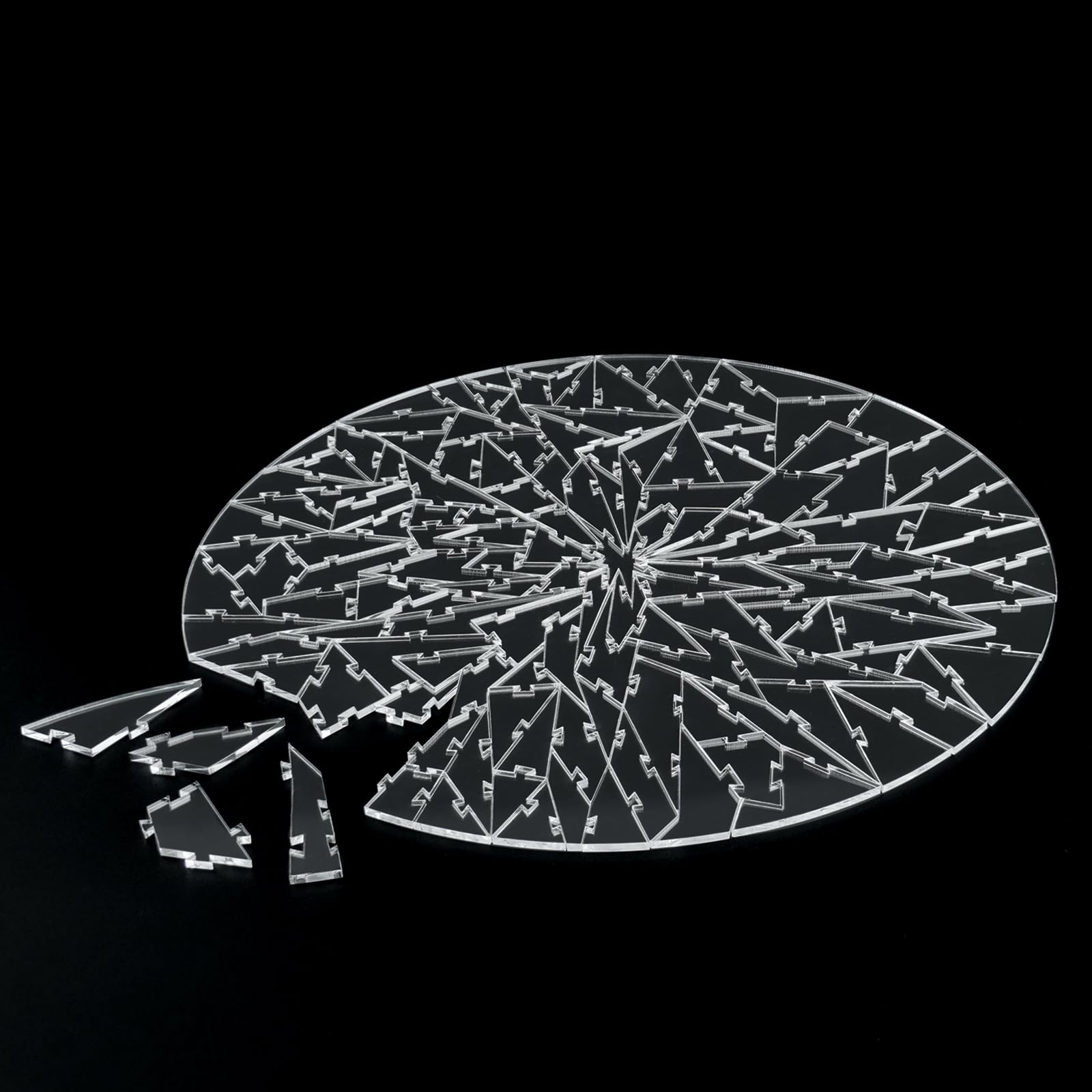 Zzyfgh Clear Hard Puzzle Jigsaw, Impossible Challenge 141 Piece Difficult Jigsaw Puzzle Game For Adults Children (141 Pieces)