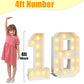 4Ft Light Up Numbers 18 Marquee Mosaic Numbers Frame For 18Th Birthday Party Large Cardboard With Light Bulbs Pre-Cut Kit Giant Cut-Out Thick Foam Board Sign Diy Boys Girls Decorations Anniversary
