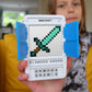 100 PICS Unofficial & Independent Minecraft Guide - Guess 100 Minecraft Items | Flash Cards with Slide Reveal Case | Card Game,