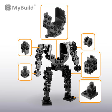 Mybuild Mecha Frame Pack Mf5 - Build And Customize Your Own Mech With Ease, Recommended For Aged 10+