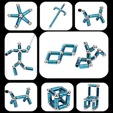 WQWQUU Fidget Pen,Magnetic Pen, Decompression Magnetic Fidget Toy Pen, Magnet Pen Fidget Toy Relieve Pressure Novel Toy Gifts fo