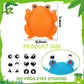 Tsomtto Kids Stepping Stones 6Pcs Frog Balance Stones Outside Game Ages 3-5 4-8 Plastic Jumping Step Stone Up To 265Lbs Indoor Outdoor Sensory Play Toys Toddler Obstacle Course 3 4 5 6 7 Year Old