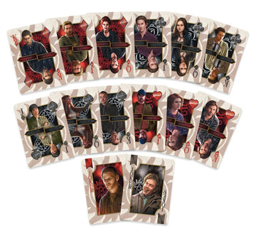 Albino Dragon Supernatural Playing Cards - Small Size, Cellophane Material, Unwrapped