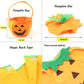 Clooouds 3Pcs Pumpkin Costume For Kids Children Halloween Pumpkin Cosplay Party Clothes With A Hat,A Bag