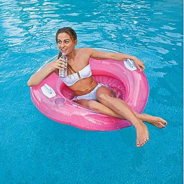 Intex Sit 'N Lounge Inflatable Pool Float, 47' Diameter, For Ages 8+, 1 Pack (Colors May Vary)