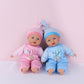 Haveahug 13'' Soft Baby Doll With Take Along Blue Doll Blanket, 6 Piece Play Set With Bottle & Accessories(Blue Blanket)