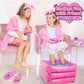 Shemira Gift Set for Girls 7, 8, 9, 10-12 Years Old, Spa Day Toys, Kids Manicure Pedicure Kit and Nail Art Kit, Birthday Gifts f