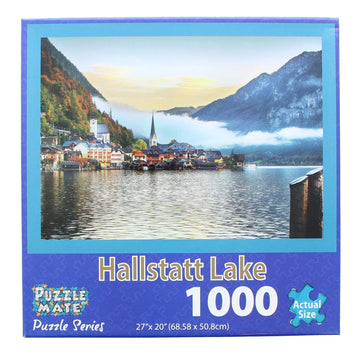 Puzzle Mate - Hallstatt Lake - 1000 Piece Jigsaw Puzzle