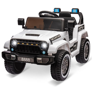 Hetoy 12V Kids Ride On Truck Car, Battery Powered Electric Car W/Parent Remote Control, Spring Suspension, 3 Speeds, Horn, Music