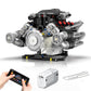SANGQAOFU V8 Engine Model Kit That Works  Visible Building Blocks Sets with APP Control  Motor & LED Light  Model Car Kits for mature-themeds & Boys Kids 14+ Year Old (689 PCS)