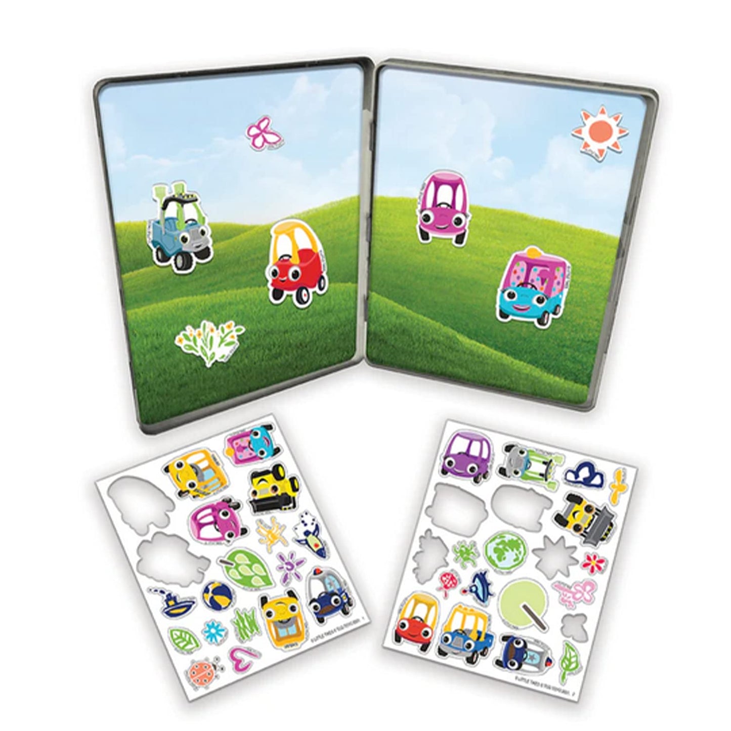 Little Tikes Magnetic Creations Tin Dress Up Play Set - 2 Sheets of Magnets, Medium, Multicolor, Model 23048