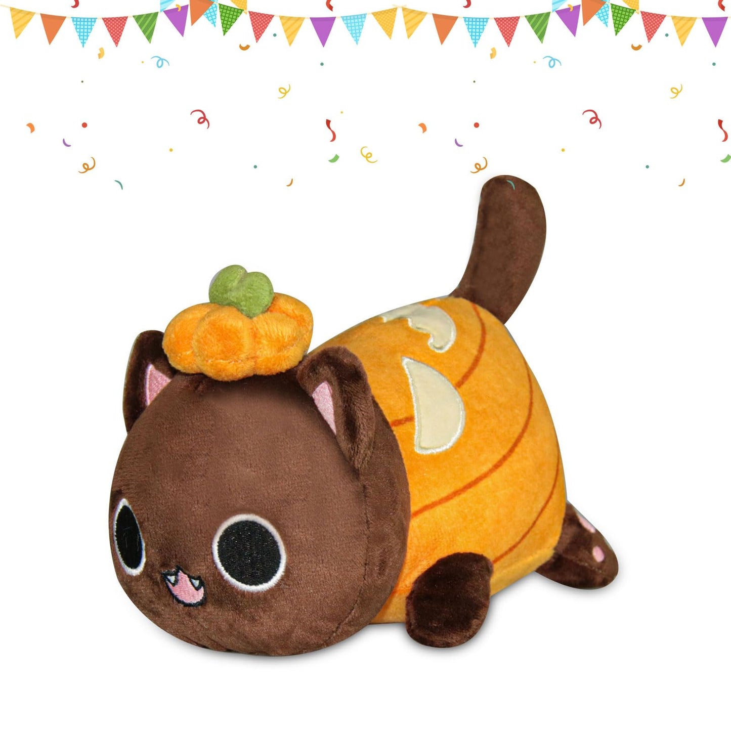 ZRSWQYBZ MeeMeow Cat Plush Toy Cute Cat Stuffed Animal Plush Collection for Fans Birthday Thanksgiving Day Christmas