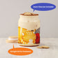Pintoo 3D Puzzle Jar 128 Plastic Pieces For Adults - Take A Nap - Airtight Lid Container And Inner Glass Jar For Kitchen Dining Study Living Room No Glue Requied Large [Ba1002]
