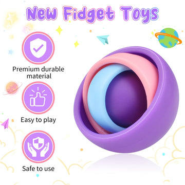 Yrissmiss Fidget Toys Adults, Sensory Toys For Kids, Gift For Boys Girls Teens Halloween New Year Party Favors, Adhd Autism Stre