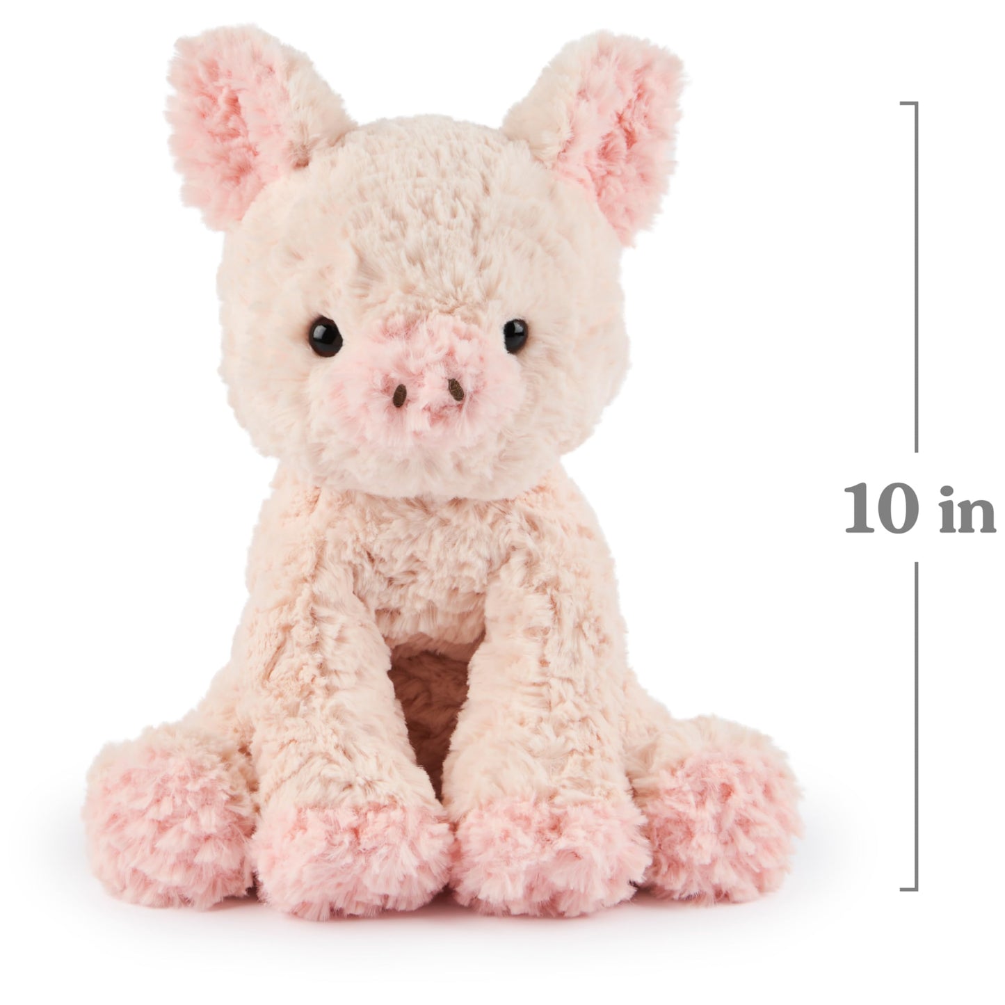 GUND Cozys Pig Plush Stuffed Animal, 10” Pink Polyester Toy for Ages 1 and Up, Model 6070690