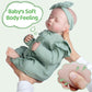 Jirachi Lifelike Reborn Baby Dolls, 18 Inch Real Life Soft Body Sleeping Newborn Baby, Realistic Reborn Baby Girl With Toy Accessories For Girls Green
