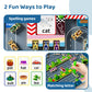 Montessori Magnetic Alphabet Maze & Car Puzzle - Wooden Toddler Toys Ages 3-5, Fine Motor Skills, Ideal Gift For Boys & Girls