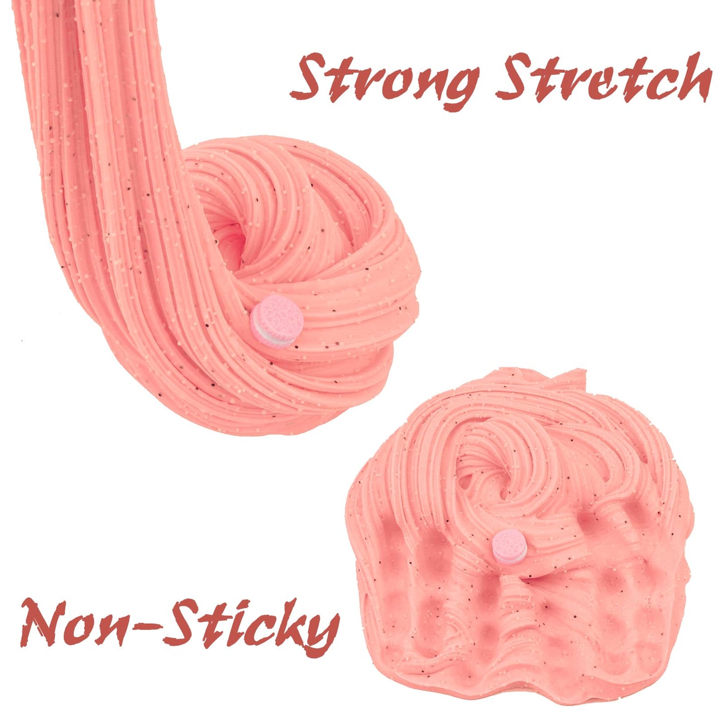 Niuruilsi Scented Big Slime Kit With 2Pack Butter Slime, Soft Stretch With Charm, With Cute Container Non Sticky Diy Surprise Sl