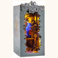 Robotime Diy Book Nook Kit Decorative Booknook Bookshelf Insert Bookcase Book Stand 3D Wooden Puzzle Diy Miniature House Kit With Led Light Model Kit For Adults (Magic House)