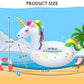 Rtudan Unicorn Pool Floats, Inflatable Swimming Floats Tube Rings,Fun Beach Pool Floaties, Lake Beach Summer Pool Raft Lounger For Adults Kids