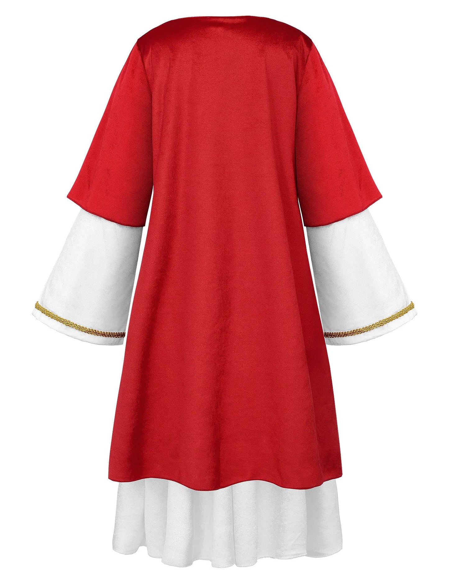 Relibeauty Jesus Costume For Kids,Robe With Wigs And Beards,140