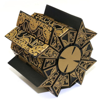Suizu Detachable Hellraiser Puzzle Box, Hellraiser Puzzle Box Functional, Deformation Detachable Lock Puzzle Box. With Base (Standard)