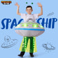 Spooktacular Creations Kids Inflatable Costumes  Light-Up Spaceship Halloween Inflatable Costume with Long Tentacles Headband  Blow-up Costumes for Halloween Cosplay Party  Themed Party