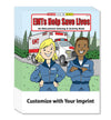 ZOCO - Emergency EMS Workers - Custom Coloring & Activity Books (250 Bulk Pack, Without Crayons) - Paramedics, Ambulance, 911 Ha